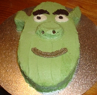 Shrek cake